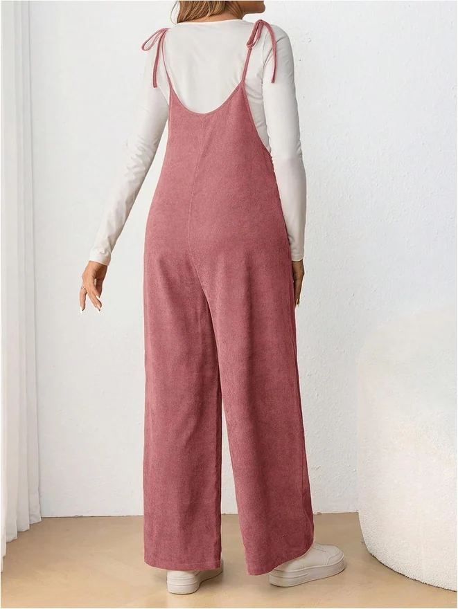 Maternity Overalls Spaghetti Strap Pregnancy Jumpsuits by OYOANGLE
