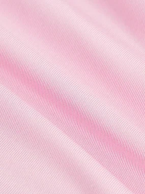 Girl's Strapless Ruched Cropped Tube Tops Pink in Pink