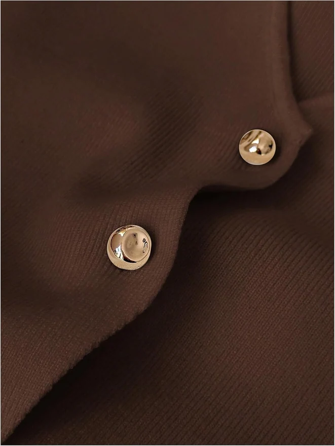 Plus Size Sweater Vest Button Up V Neck Sleeveless Sweater Tops by OYOANGLE, photograph 4 of 4