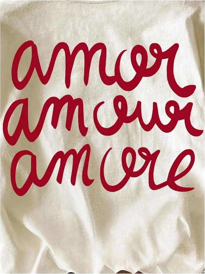 Graphic Tees Letter Print Short Sleeve Tee Shirt Drop Shoulder by OYOANGLE, photograph 4 of 4