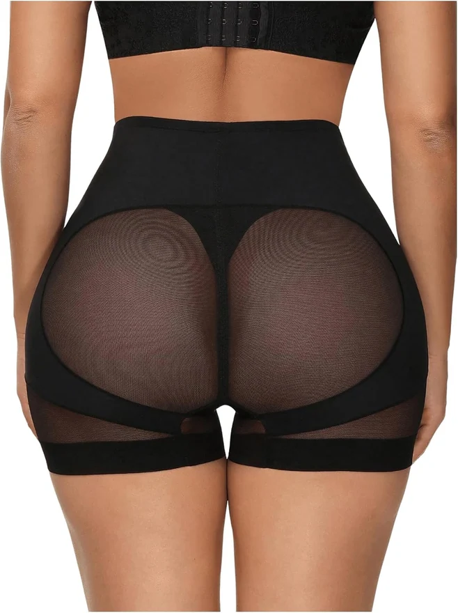 High Waisted Butt Lifting Shapewear Briefs Tummy Control Thigh by OYOANGLE