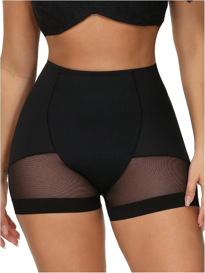 High Waisted Butt Lifting Shapewear Briefs Tummy Control Thigh by OYOANGLE, photograph 2 of 4