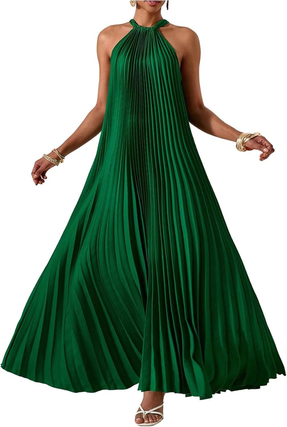 Summer Long Maxi Dress Wedding Guest Party Vacation Dress by OYOANGLE, photograph 1 of 4
