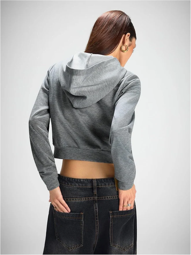 Napoleon Jacket Y2k Zip Up Hoodie Fall Casual Sweatshirt by OYOANGLE, photograph 2 of 4