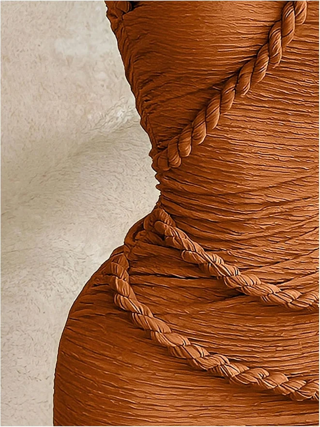 One Shoulder Braided Strap Bodycon Mini Dress Club Outfit by OYOANGLE, photograph 3 of 3
