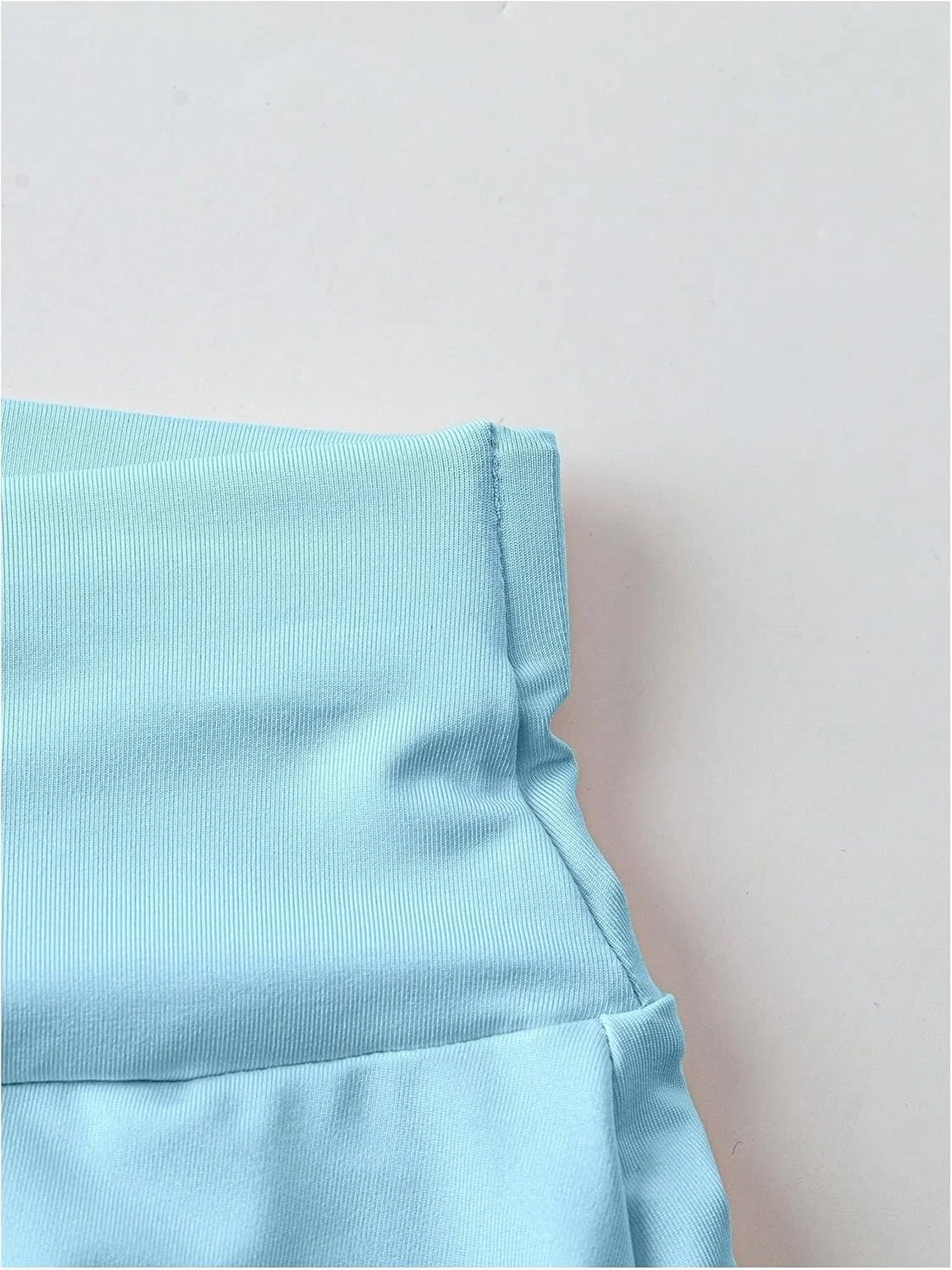 Flowy Pants Wide Leg High Waisted Palazzo Blue by OYOANGLE, photograph 1 of 1