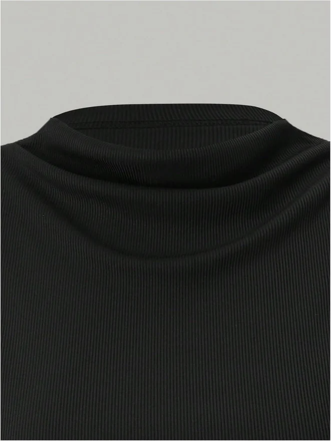 3 Pack Business Casual Outfits Mock Neck Ribbed Tank Tops by OYOANGLE, photograph 3 of 4