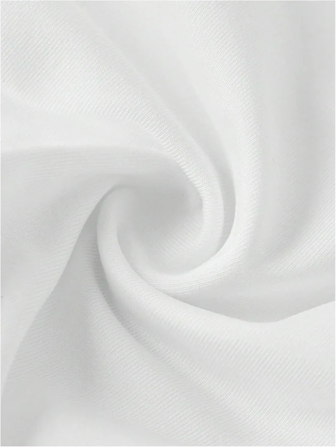 Girl's Strapless Ruched Cropped Tube Tops White by OYOANGLE, photograph 4 of 4